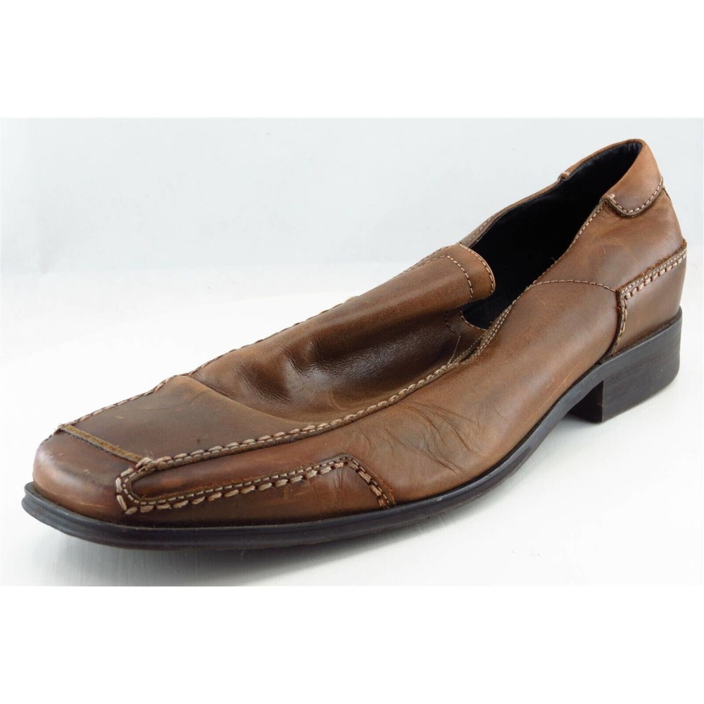 Calibrate‎ Loafer Brown Leather Men Shoes Size 9.5 M
